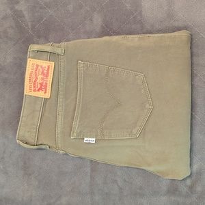 Levi's 711 Skinny Jeans in Sage Green, Size 27